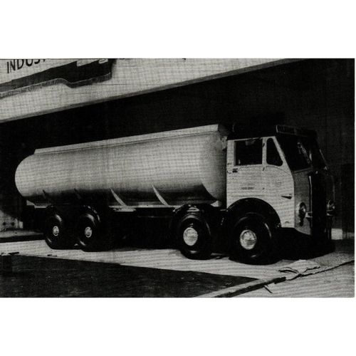 Postcard Atkinson Bulwark Transport Tanker 1954 Commercial Motor Show