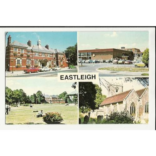 Hampshire EASTLEIGH Multi-View Postcard by Kingsley (KNBT 4027)