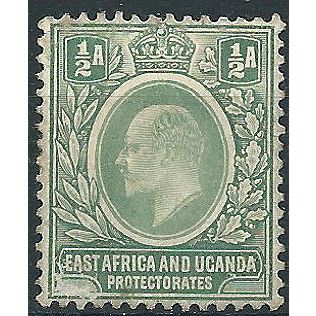 East Africa & Uganda Prot 1904 SG17a 1/2d Grey-Green CSP Mounted Mint .. ..