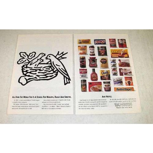 1992 Nestle Products Ad - Crunch, Quik, Butterfinger +