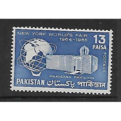 PAKISTAN 1964 NEW YORK WORLD FAIR 13p BLUE SG 213 M / MINT