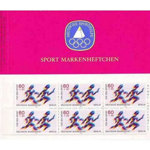 GERMANY BERLIN [1979] MiNr 0596 MH Sporthilfe ( **/mnh )