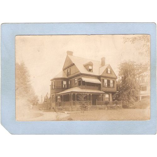 New Jersey Orange Real Photo Postcard Identified On Back As Home Of Humme ~3287