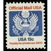 O129 13c Eagle Fine MNH G0609