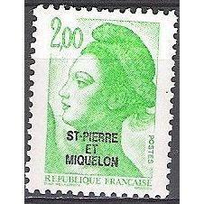 Saint-Pierre & Miquelon 1986 Michel 531 Neuf ** Cote (2007) 1.00 € Liberté