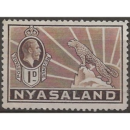Nyasaland (BCA) 1934 SG115 1d Brown Mounted Mint . .. .