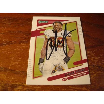 2021 Panini Donruss, Autograph Card, w/COA, CHASE YOUNG, Nationals