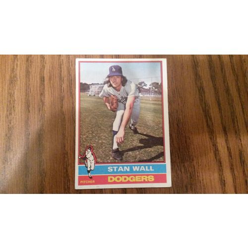 1976 Topps Card # 584 Stan Wall Very Good (3) Los Angeles Dodgers
