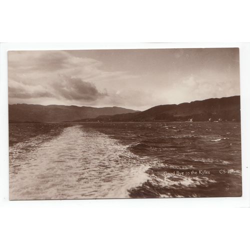 Good Bye to the Kyles Scotland RP Caledonia Series Postcard CS706