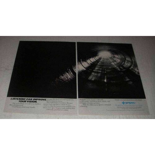 1981 Sperry Corporation Ad - Listening Improve Vision