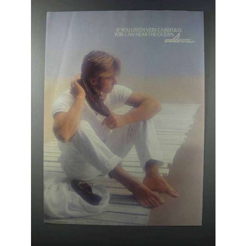 1981 Sperry Top-Sider Shoes Ad - You Can Hear the Ocean