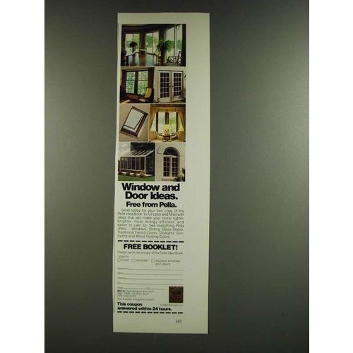 1986 Pella Windows and Doors Ad - Ideas