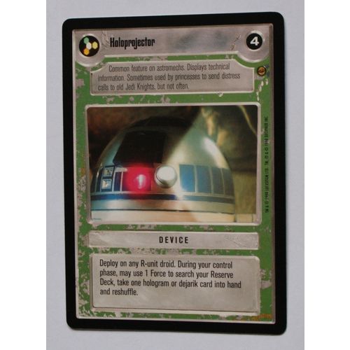 Star Wars CCG: Jabba's Palace Limited # Holoprojector (A) 1998 light decipher