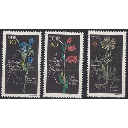 GERMANY DDR [1966] MiNr 1242-44 ( **/mnh ) Pflanzen
