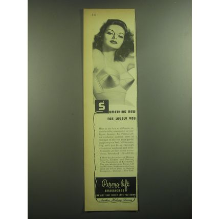 1945 Perma-Lift Bra Ad - Something new for lovely you