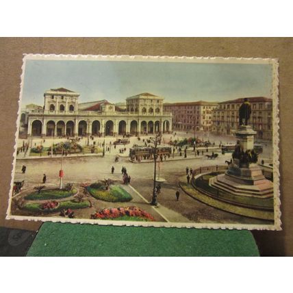 STAZIONS CENTRALE, NAPOLI, NAPLES, ITALY unused postcard