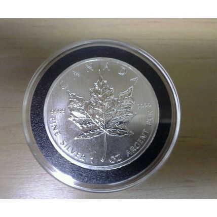 2012 Canada Silver 1 Oz Maple Leaf