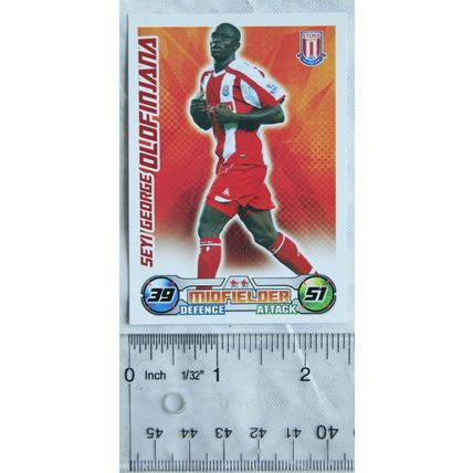 2008/09 Topps Match Attax Trading Card - Seyi George Olofinjana, Stoke City