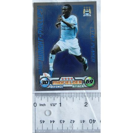 2008/09 Topps Match Attax Trading Card - Shaun Wright-Phillips Manchester City *
