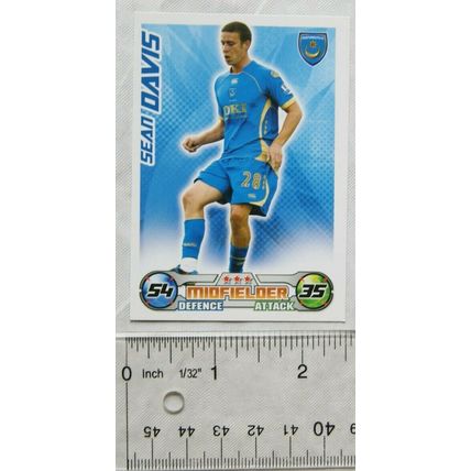 2008/09 Topps Match Attax Trading Card - Sean Davis, Portsmouth FC