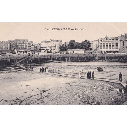 Trouville Le Bac Old French Postcard