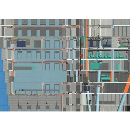 Ron Arad Toha Sections Tel Aviv Artist RA Painting Postcard