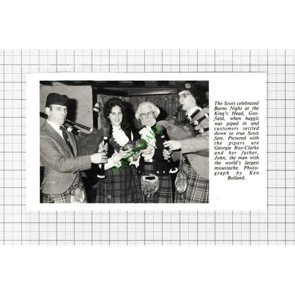 King's Head Gosfield Essex Georgie Roy-Clarke - 1983 Cutting