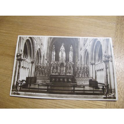 Walter Scott Postcard -The Renderos, Lichfield Cathedral - Staffordshire