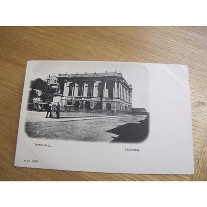 Early B&D Postcard - Gents @ The Town Hall, Swansea - Glamorgan, South Wales
