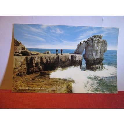 PULPIT ROCK, PORTLAND BILL, DORSET unused postcard dated 1968 =