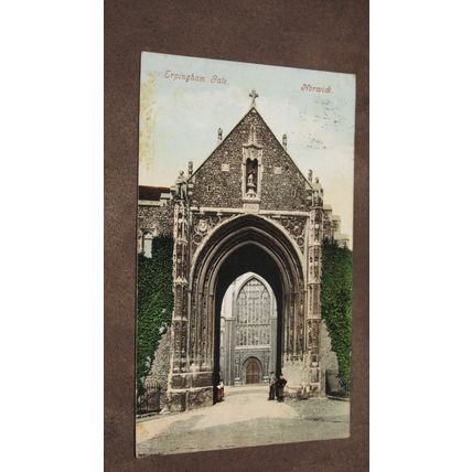1908 fr Postcard -Erpingham Gateway scene, Norwich - Norfolk