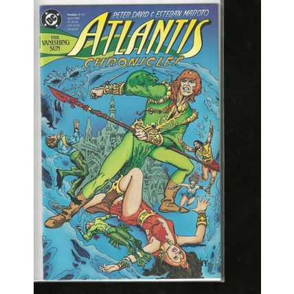 Atlantis Chronicles, #2, DC Comic, 1990, Mid Grade