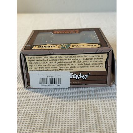 Murder Hobo 32mm Gaming Miniatures Roddy and Spectra Two Pack Blue Tracker
