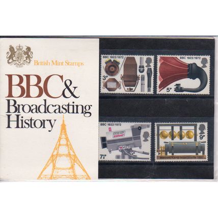 GB 1972 BBC mint presentation pack