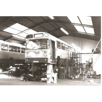 Black & White Photo of Chase Coaches Ltd. of Chasetown - RTE 111G ex. Lancaster