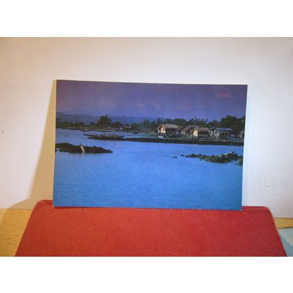 FISHERMAN'S VILLAGE, PANGASINAN PROVINCE, PHILIPPINES unused postcard =