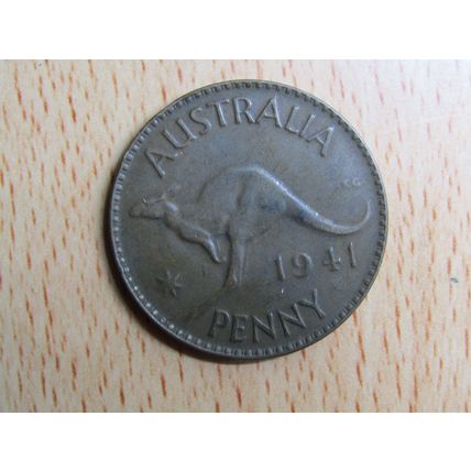 Australia 1941 1d Penny Coin