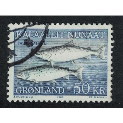 Greenland Atlantic Salmon 50Kr 1983 Canc SG#138 MI#140 Sc#141