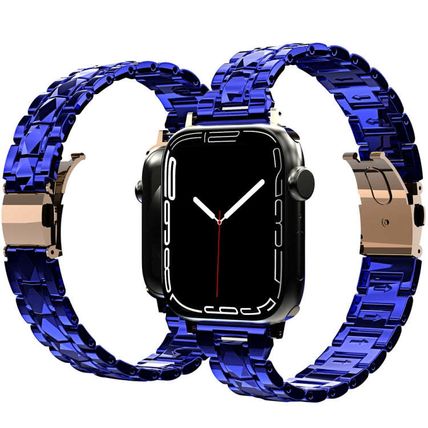 Electroplated Acrylic Watch Band For Apple Watch Series, 7 45mm / 6&SE&5&4 44mm