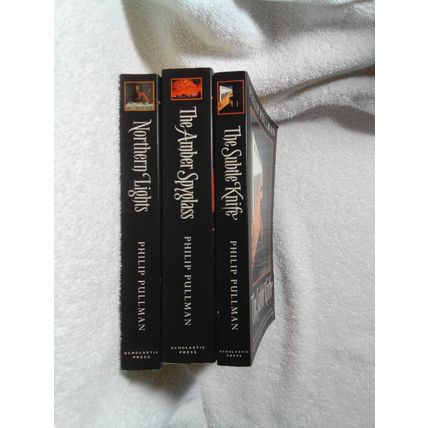 Philip Pullman 3 PBs Dark Materials Subtle Knife Amber Spyglass Northern Lights