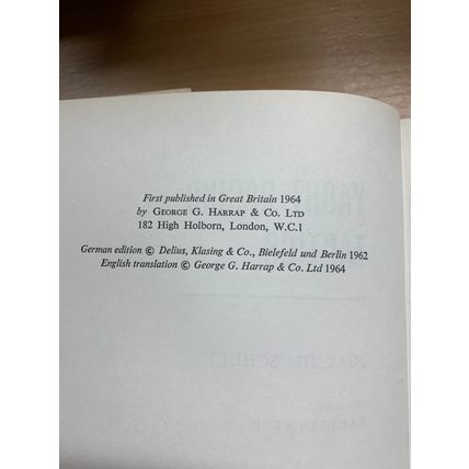 1964 1ST UK EDITION "YACHT RACING TACTICS" JOACHIM SCHULT HARDBACK BOOK (P4)