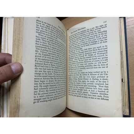 RARE* 1936 1ST EDITION PAUL SIPLE "SCOUT TO EXPLORER" BYRD ANTARCTIC BOOK (T4)