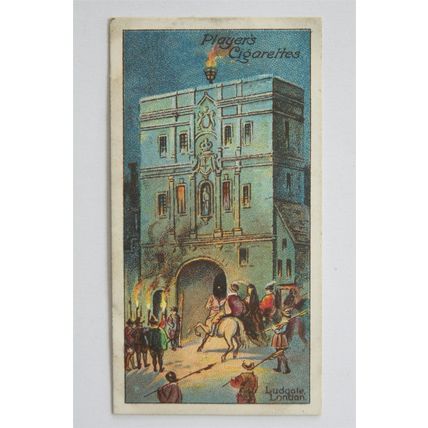 1909 John Player Celebrated Gateways No. 18 Ludgate, London