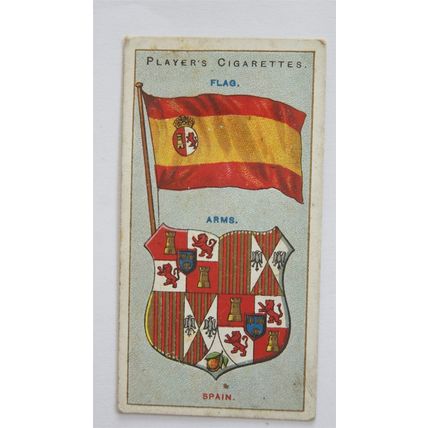 1905 Players Countries Arms & Flags No. 5 Spain