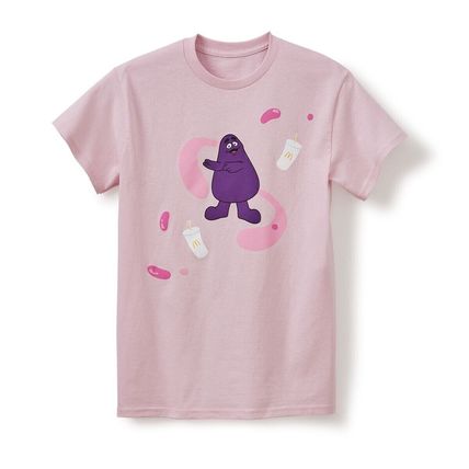 McDonalds Grimace Shake T-Shirt 2XL Limited Edition Crew Pink X Large Size NEW