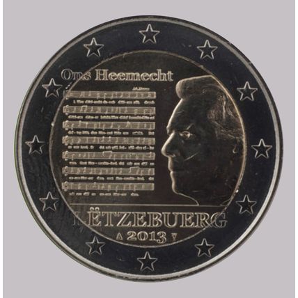 Luxembourg 2013 - 2 Euro Commemorative - Luxembourg National Anthem (UNC)