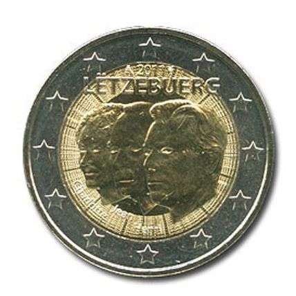 Luxembourg 2011 - 2 Euro Commemorative - Henri, Jean & Charlotte (UNC)