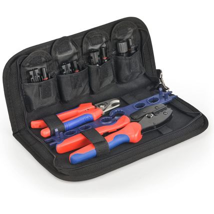 Icrimp Solar PV Panel Crimping Tool Kit, C/W Solar Connector Crimper Works for A