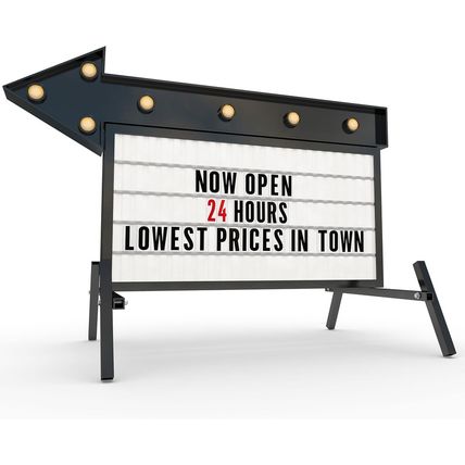 Marquee Letters, Sign Letters, Letter Sign, Outdoor, Plastic, Plexiglass, Change