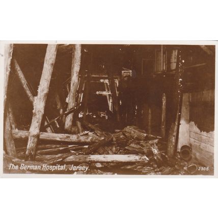 ED 122 JERSEY - THE GERMAN HOSPITAL. RP POSTCARD